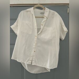 Madewell Cotton Courier Shirt - Size Small